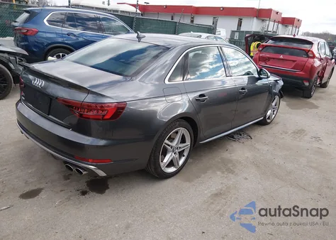 2018 Audi S4 3.0T Premium Plus из США, поврежденный, VIN WAUB4AF41JA225470